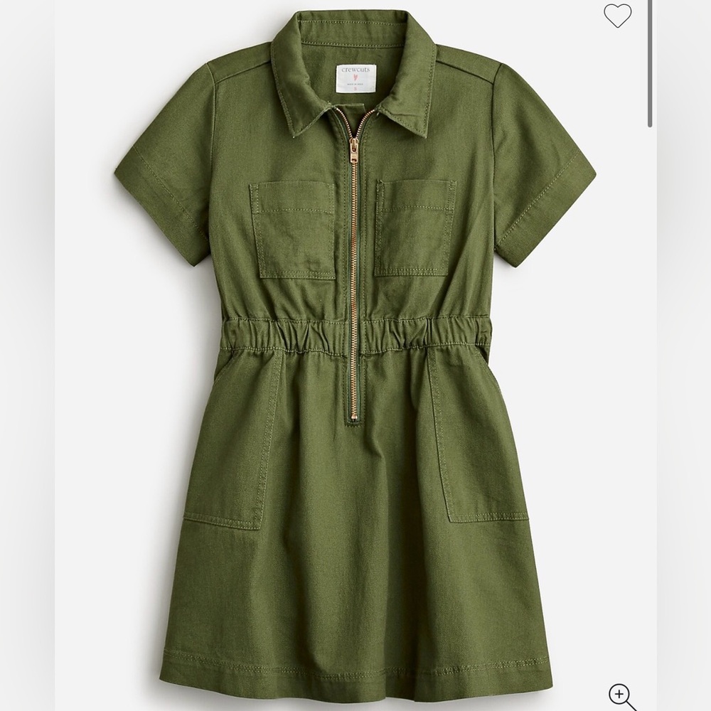 Crewcuts girls field dress in twill size 10 like new